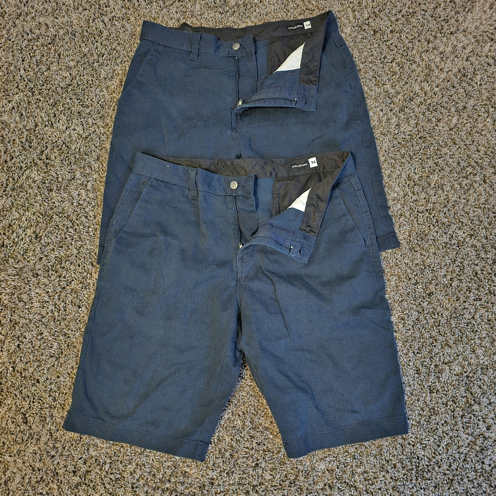 Volcom Corpo Class Blue Shorts Two